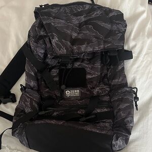 Zero Tolerance Black Patterned Men's Backpack